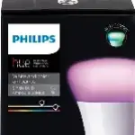 Philips Hue White and Color Ambiance A19 LED Smart Bulb