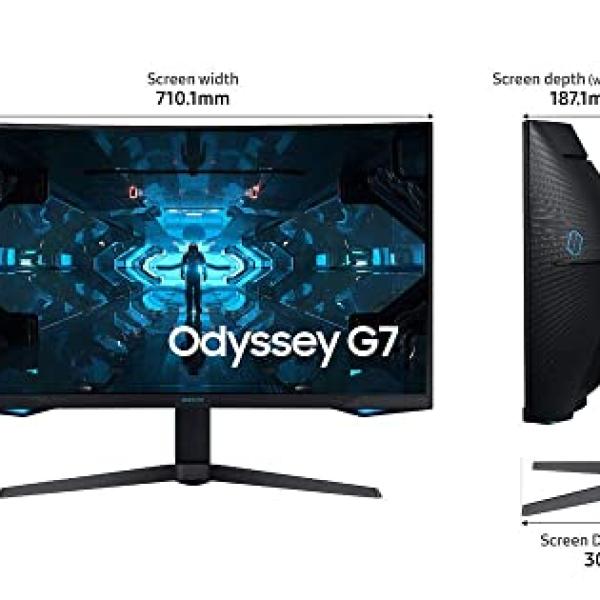 Samsung Odyssey G7 32-Inch Curved Gaming Monitor (Digital)